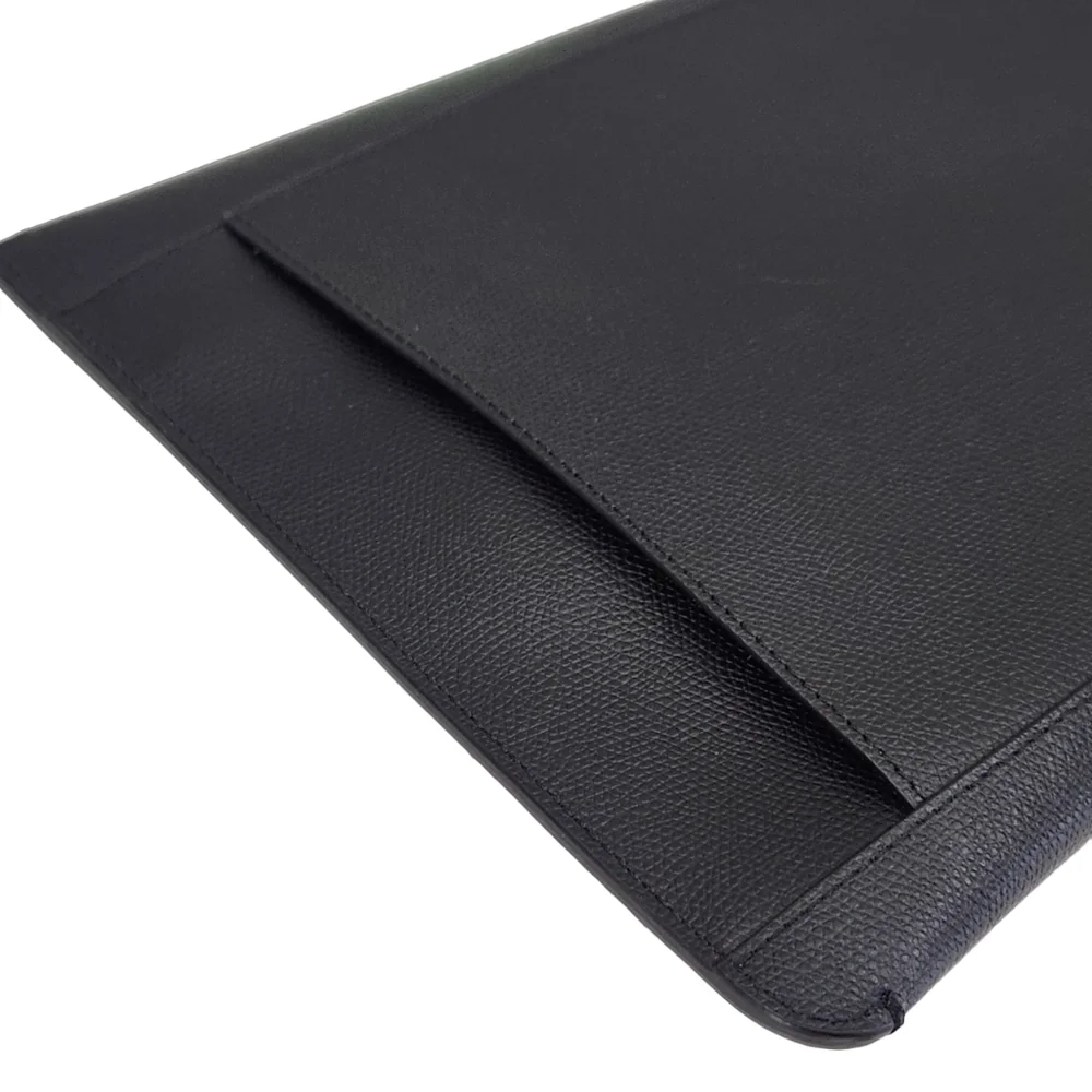 PRISTINE SENREVE TABLET LAPTOP ENVELOPE SLEEVE IN NOIR LEOPARD HAIRCALF BAG